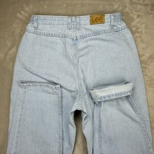 Vtg 80s Lee Jeans Bareback High Rise Tapered Slim‎ Womens 14 (30-32x31) USA Made